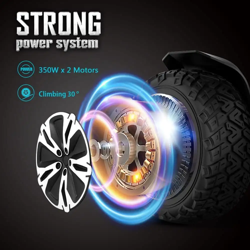 Gyroor Warrior 8.5 inch All Terrain Off Road Hoverboard with Bluetooth Speakers and LED Lights - 61xlln0jdol._ac_sl1000_